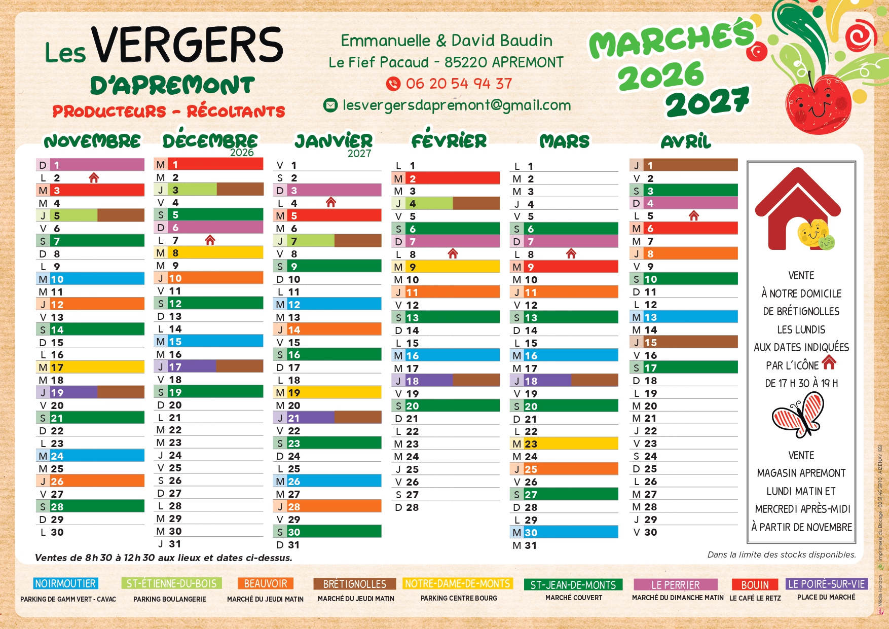 GAEC_OPOMMES_CAL_CUEILLETTE VERSO_2027_190826-2_page-0001 Planning marchés Vergers d'Apremont 2026-2026
